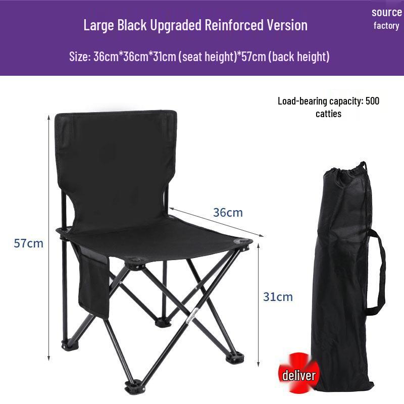 Portable Outdoor Metal Folding Moon Chair for Camping & Picnics
