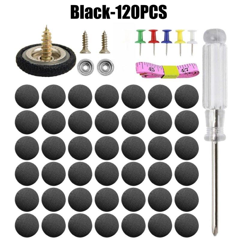 20-120STuks Auto Dakbevestigingsgespen Schroevenset Interieur Plafond Hemelbekleding Stof Reparatie Schroefdoppen Stofklinknagels Bevestigingsaccessoires