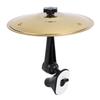 Car Cymbal Air Vent Stainless Steel Dual Ball Joint Dashboard Cymbal Golden with Silicone Pad Golden