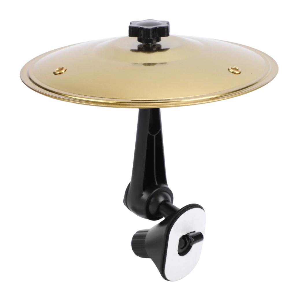 Car Cymbal Air Vent Stainless Steel Dual Ball Joint Dashboard Cymbal Golden with Silicone Pad Golden