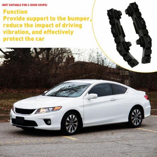 For 2008-2012 Honda Accord Sedan Front Retainer Bumper Bracket Support 2pcs
