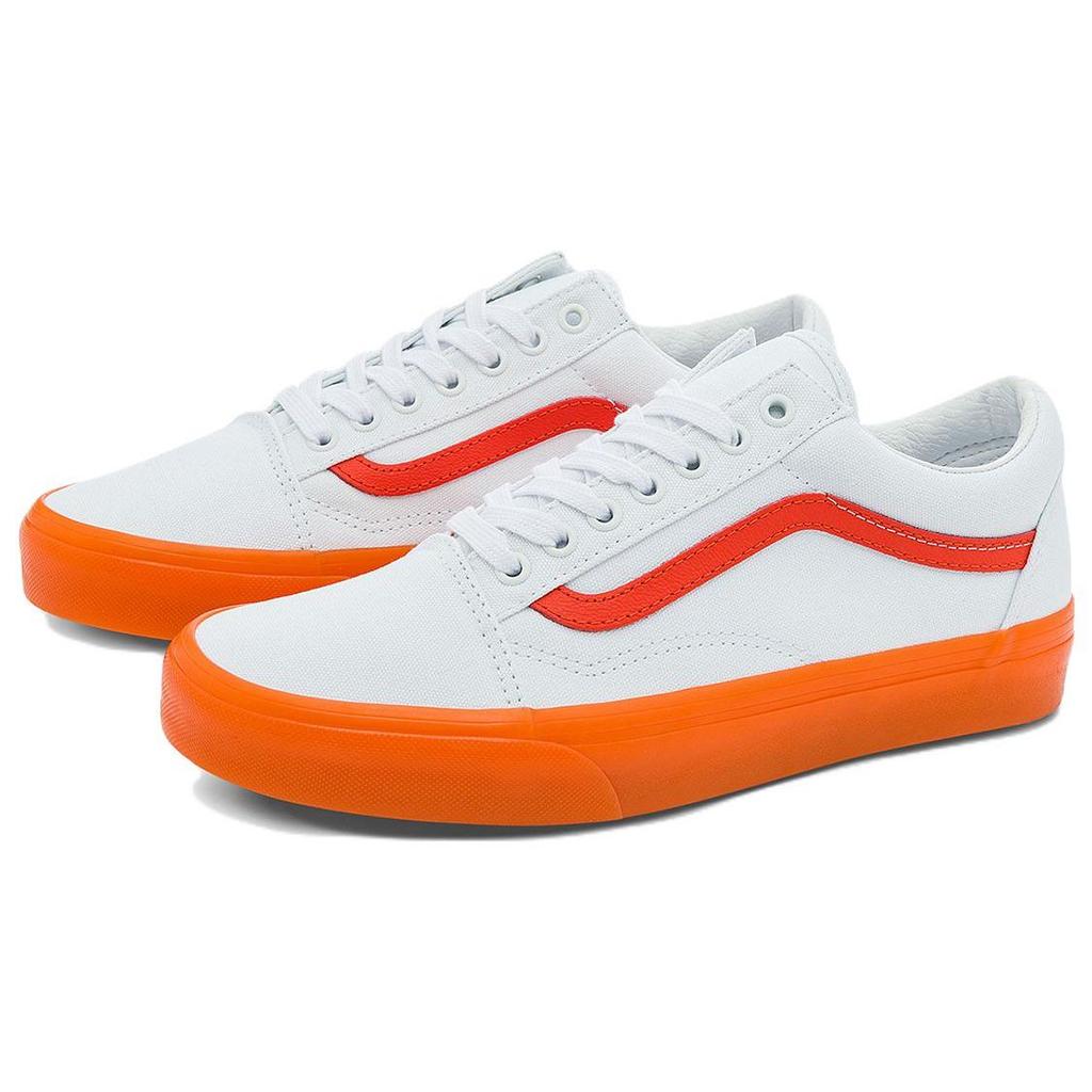 Vans Unisex Old Skool White Orange VN0000SBZ34