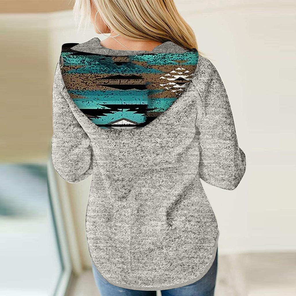 Women's Hoodie Sweatshirt Casual Pullover Tunic Top Long Sleeve Shirt