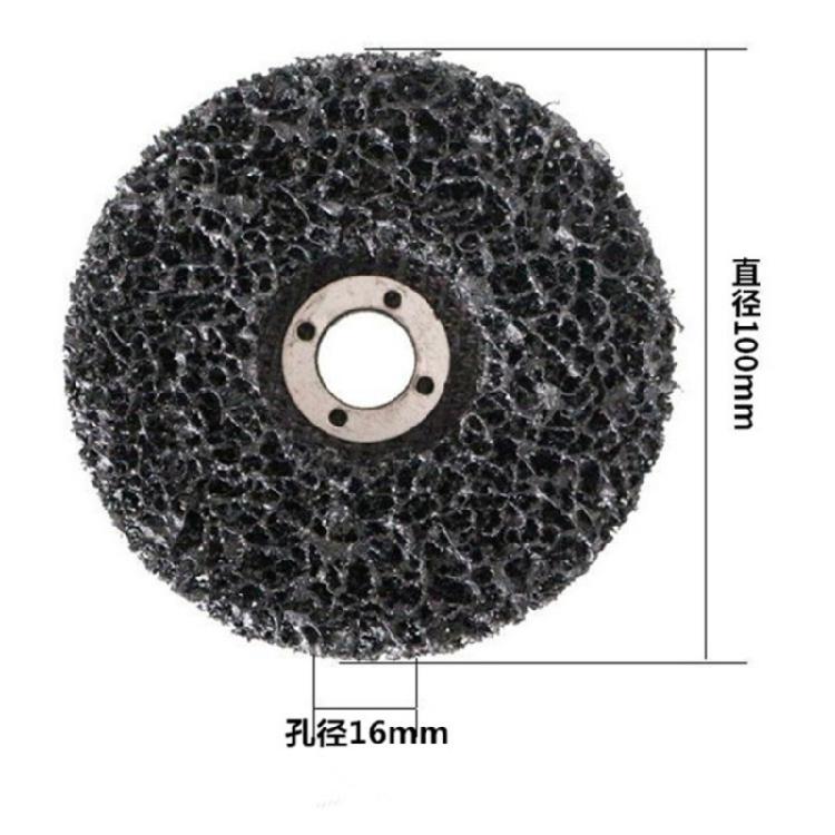 100mm Heavy Duty Schleifscheibe Schleifrad Farbe Beschichtung Rostentfernung Streifen Scheibenentferner Winkelschleifer Zubehör