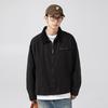 Spring and Autumn New Men's Retro Old Loose Stitching Laps Jacket