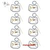Carburetor repair kit needle valve gasket air screw for Suzuki GSF600S Bandit  GSF 600 GSF600 S 1996-2003  KEF300 KLF300 KVF300