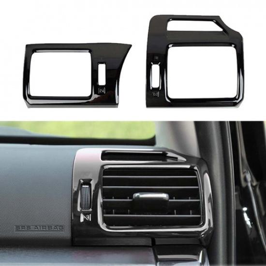 Black Side Ac Air Conditioner Vent Outlet Decor Cover Trim Bezel For 4runner 10+
