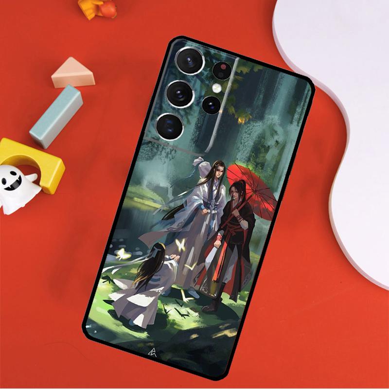 Cartoon Mo Dao Zu Shi Phone Case For Samsung Galaxy S25 Ultra S9 S10 S20 S21 FE S22 S23 S24 Plus S24 Ultra Cover