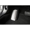 For Honda Accord 10Th 2018-2022 Silver Steel Inner Footrest Pad Pedal Cover Trim