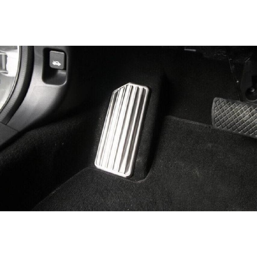 For Honda Accord 10Th 2018-2022 Silver Steel Inner Footrest Pad Pedal Cover Trim