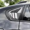For BMW X6 X6M E71 E72 2008-2014 Car Rear Louver Window Side Shutter Cover Trim Sticker Vent Scoop ABS Carbon Fiber Accessories