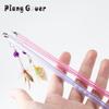 Random Color Short Style Simulated Insect Feather Cat Toy Wand Kitten Pet Toy