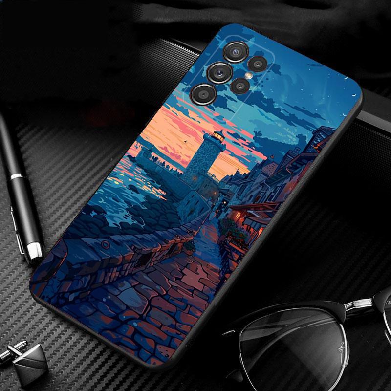 

Phone Case For Samsung Galaxy S25 S24 S23 S22 S21 Ultra S24 S23 S22 S21 S25 Plus S24 S20 FE Lighthouse S23Ultra