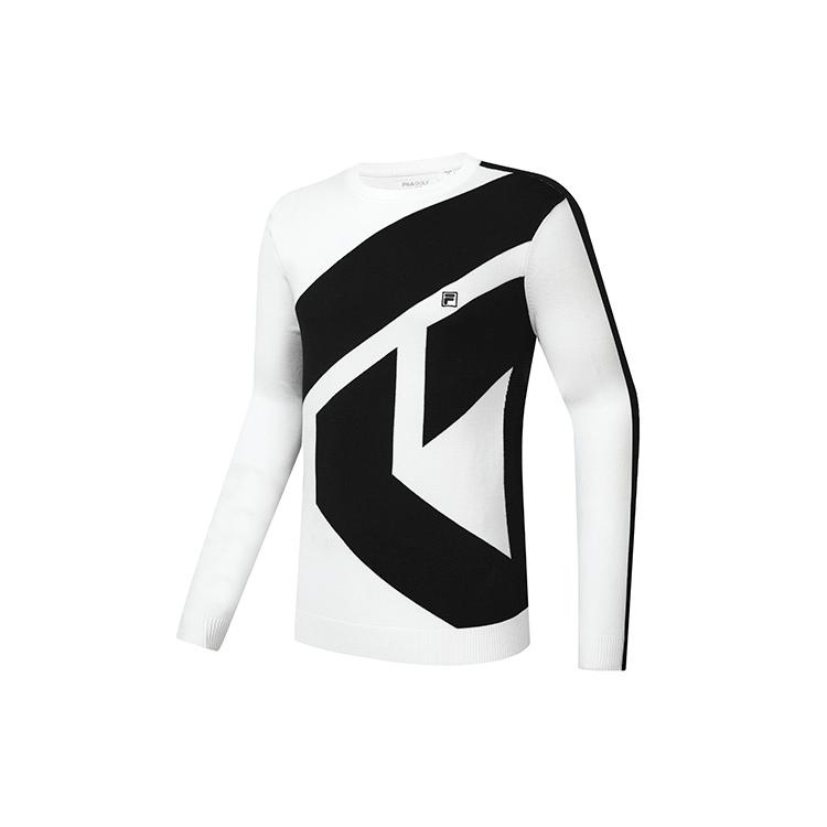 

New FILA Athletics Knitwear Men s Jade White A11M245404F-WT L