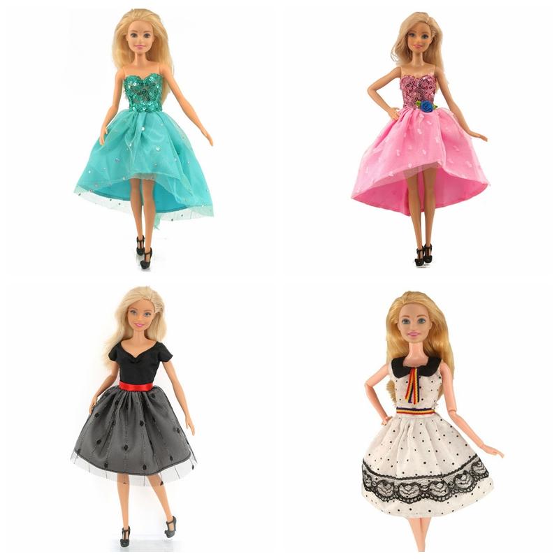 Set di Abiti Fatti a Mano per Bambole da 30cm Completi alla Moda Abiti Formali Abiti da Sera Outfit Accessori per Bambole Regalo per Bambini