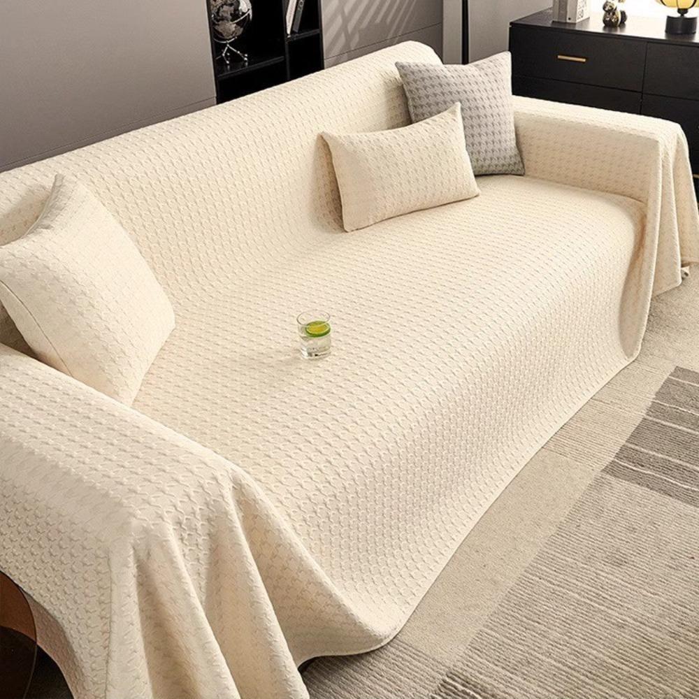 Cool feeling ice silk sofa cover cloth towel 2025 new summer mat summer sofa cushion cover universal blanket full cover