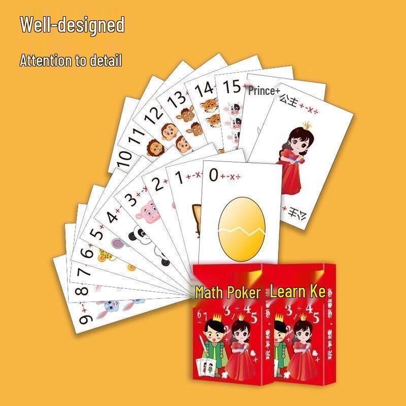 Brangdy Math Learning Poker Cards