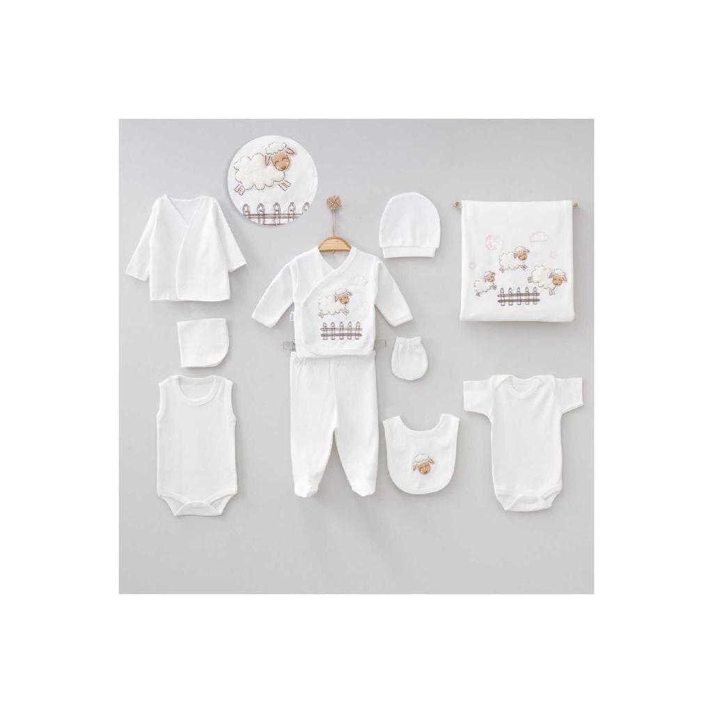 Organic Baby 8 Piece Hospital Release Unisex Coffee With Milk
