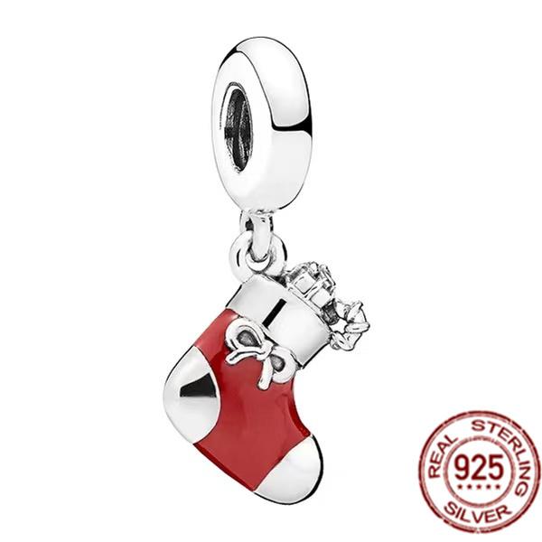 Red Motorcycle Rider & Good Fortune Carp Fish Dangle Charm Beads Fit Original Fasion 925 Sterling Silver Bracelet Women Jewelry
