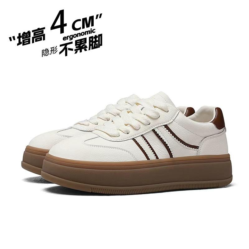 

A retro thick baseplate shoes spring Forrest Gump shoes fashion versatile casual comfortable sports moral training shoes women s shoes 35