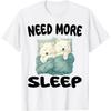 Süßer Samojede Braucht Mehr Schlaf Pyjama Nachthemd T-Shirt