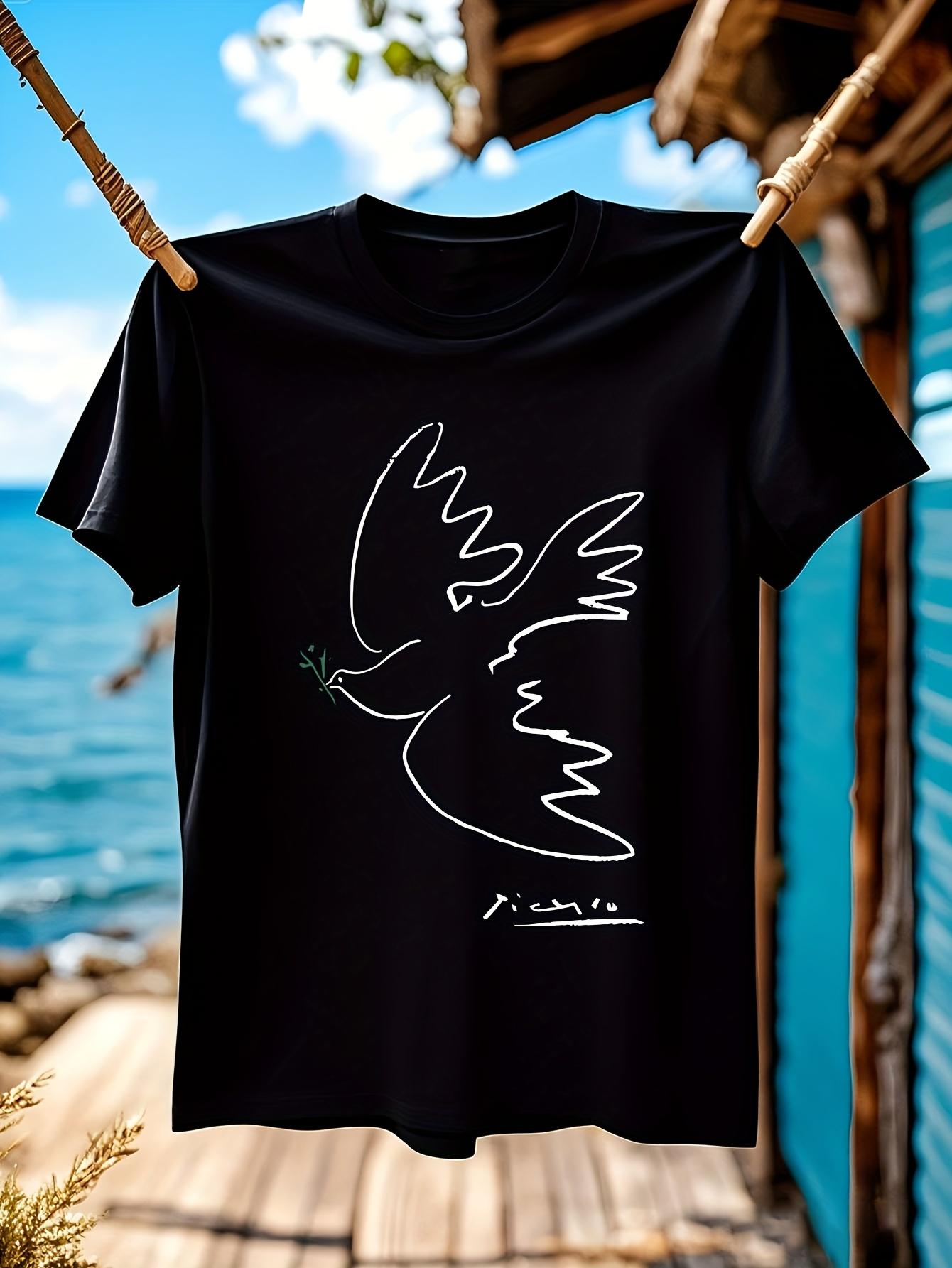 PicassoS Dove of Peace Graphic Tshirt Graphic Tshirt - Bl... M