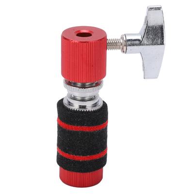 Kit batteria jazz standard in metallo con frizione Hi Hat, parti, accessori per strumenti a percussione, rosso