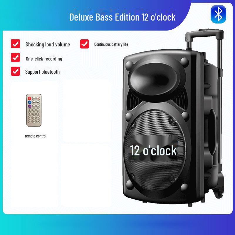 

12-дюймовый портативный Bluetooth-динамик для караоке с микрофоном Bluetooth standard