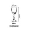 OLOEY Acryl Hohes Schnapsglas Cocktailkelch