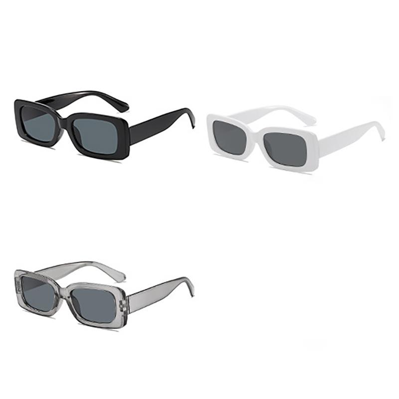 Óculos de sol clássicos da moda, armação retangular pequena, óculos de sol para mulheres, homens, óculos de sol quadrados para dirigir, óculos de sol masculinos