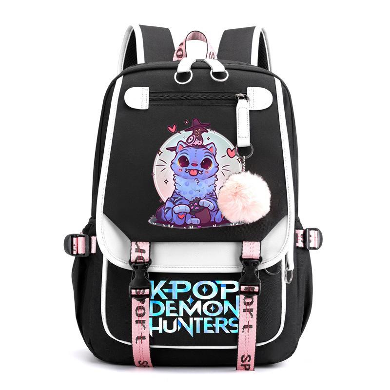 Witch Hunter Animation Cartoon Printed School Bag Large Capacity Junior High School Student Backpack