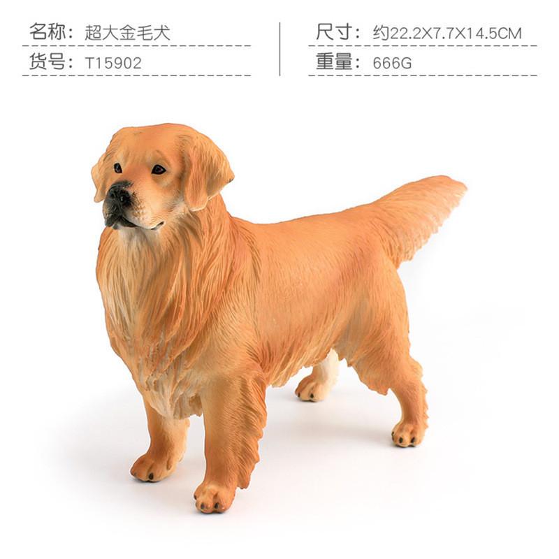 Große Realistische Haustierhunde-Modelle Niedlicher Shiba Inu Golden Retriever Und Dobermann Tischdekoration Spielzeug