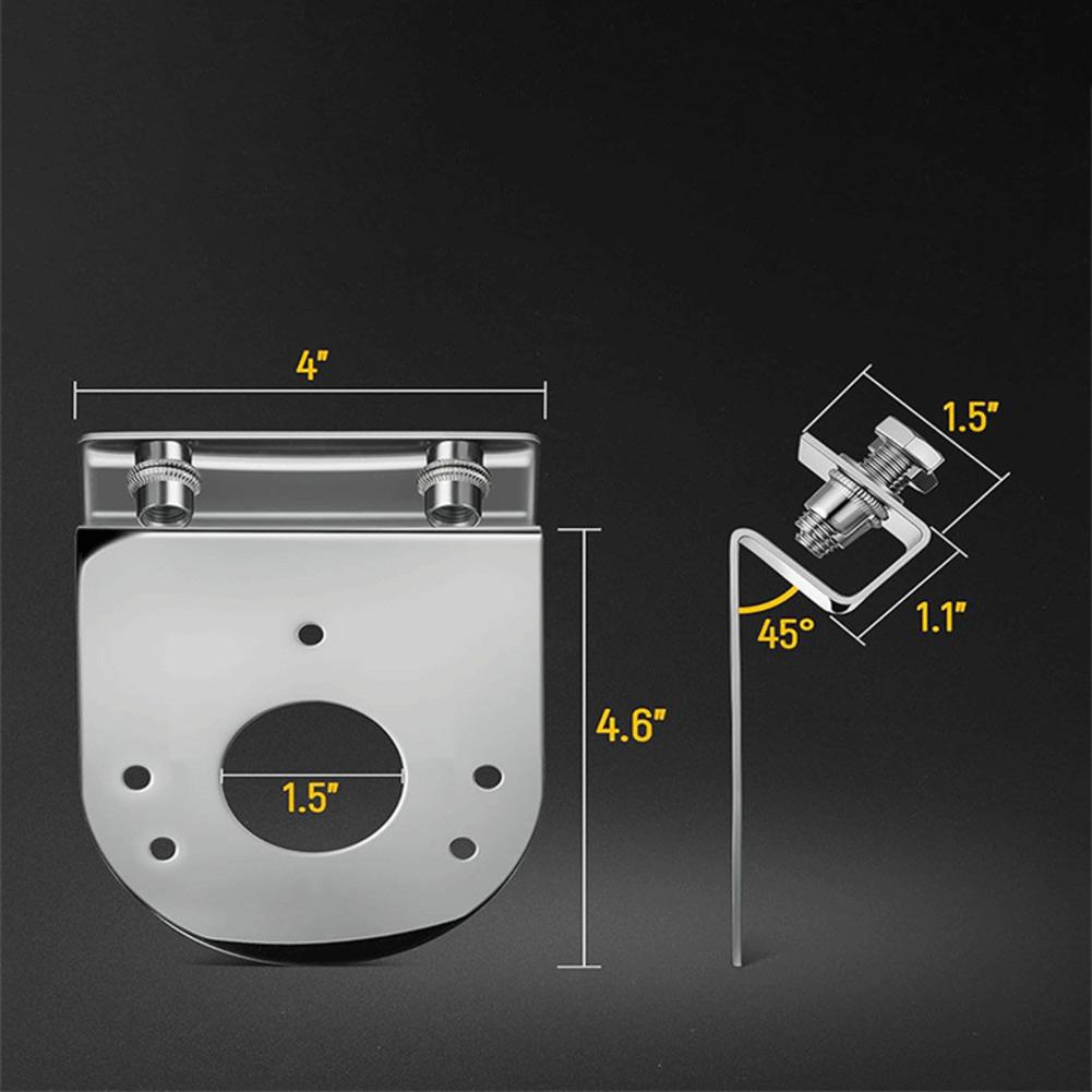 2pcs Water Tank Support Watermelon-shaped Light Stand Clamp Fixation For Van-Type Trucks Rear Body Decorations Interior Lighting