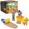 Rubble & Crew, Rubble and Mixed Action Figure Set, Kinetic Build-It Sand 3 oz and 2 Handheld Building Toys, Toys for Kids Ages 3 and Up