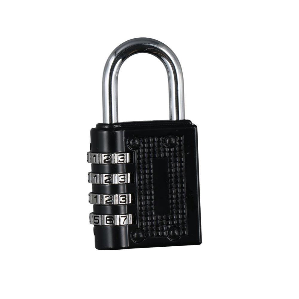 Мини 4-значный кодовый замок Безопасность Сменяемая кодовая комбинация Замок Противоугонный Водонепроницаемый Кодовый замок Дверь