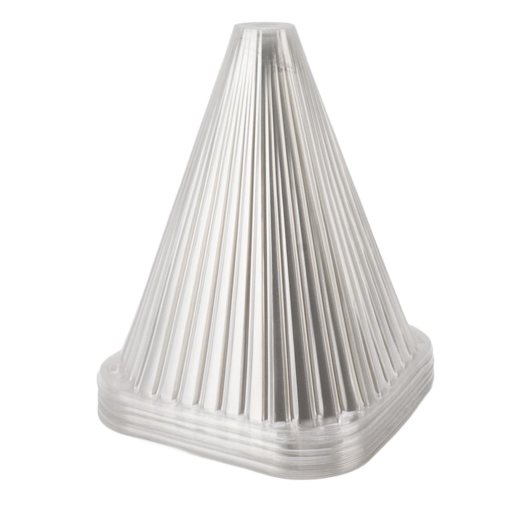 20Pcs Garden Cloche Frost Protection Transparent Rectangular Reusable Cloche Plant Bell Cover