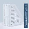 FRETONBA Desk Foldable A4 File File Expandable Desktop Office No Assembly 3 Gray Shelf, Bookstand, Stand, Box, Storage, Magazine/Newspaper/Document