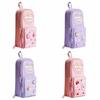 6 Pockets 3 Layers Pencil Case Cute Organizer Storage Bag Backpack Shape Cartoon Pen Box  Girls