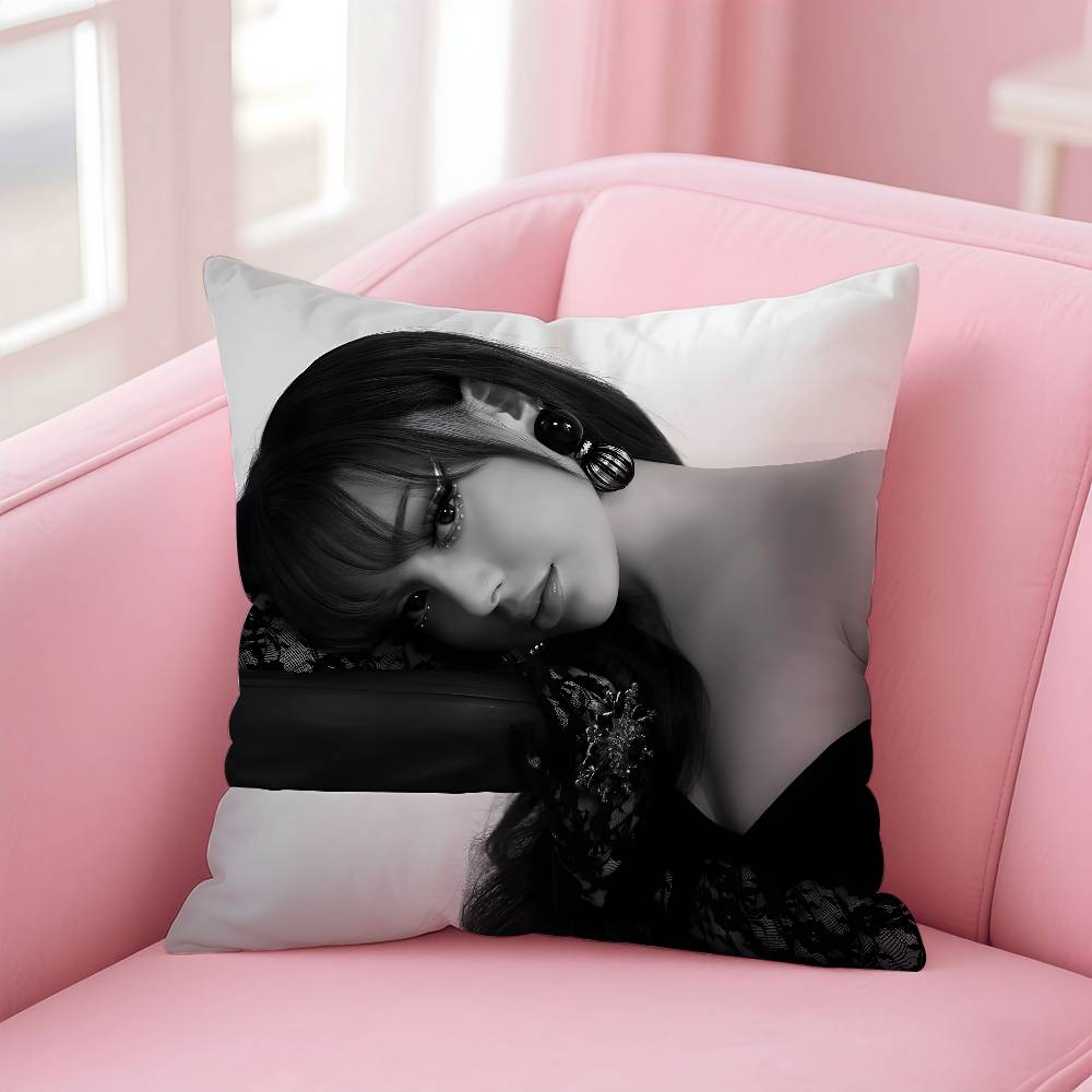 A-Ayliva German Singer Pillow Case Pattern Printed Pillowcase For Living Room Sofa Cushion Cover & Bedroom Decor