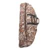 Compound Bow Bag Canvas Large Capacity Comfortable Grip Portable Bow Bag with Arrow Pocket for Outdoor 115cm Camouflage