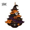 Skeleton Wall Decor for Home Halloween Tree Acrylic Hanging Ornament, Pumpkin Ghost Skull Seasonal Durable Event Decorations Decor, Spooky Pendant