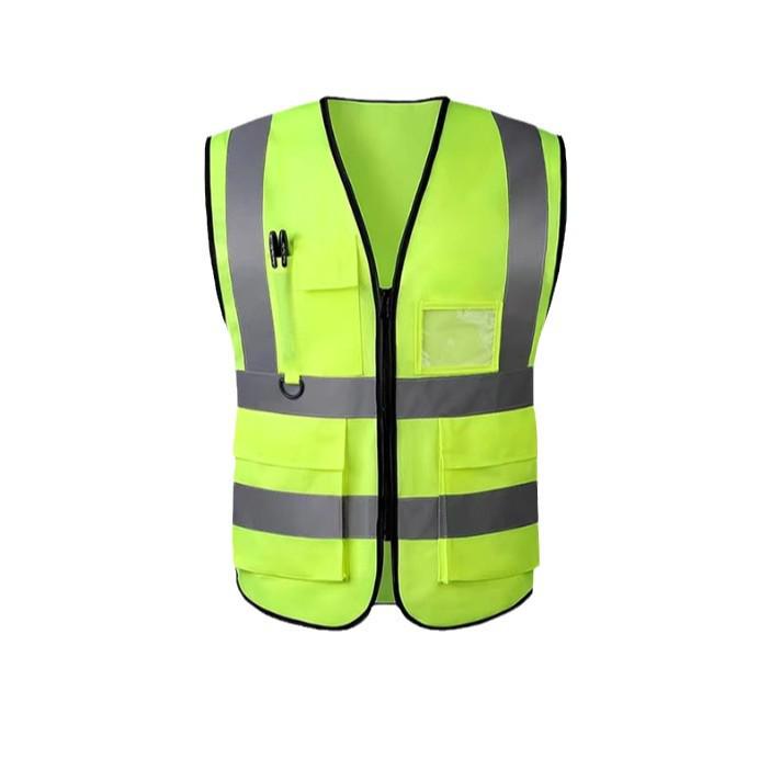 Multi-Pocket Reflective Vest for Drivers, Sanitation, Traffic, Cycling & Construction