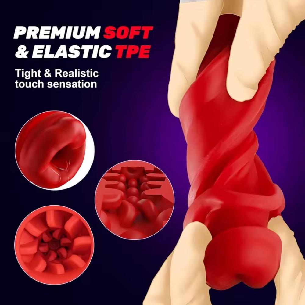 Male Masturbator Vibrator for Men Penis Exerciser Sucking Oral Masturbator Adult Intimate Toy Blowjob Machine Masturbation