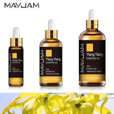 10ml/30ml/100ml Ylang Ylang Pure Essential Oil Aromatherapy Diffusers Oil Purify the Air Bactericide MAYJAM