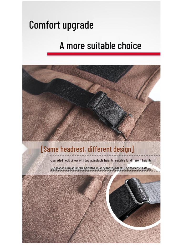 Mercedes-Benz & Maybach S-Class Suede Neck & Lumbar Support Cushions for Headrests - Drop Shipping Available