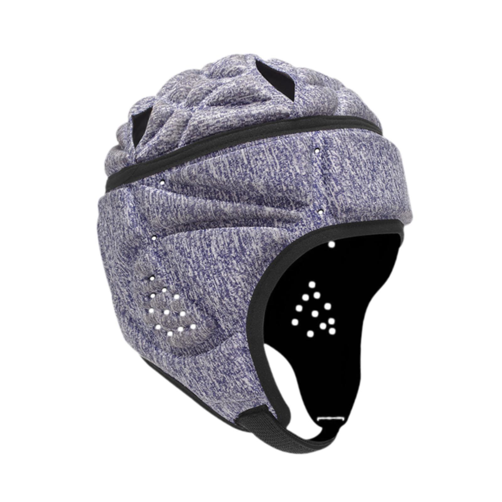 Шлем для регби Регулируемый мягкий шлем для регби для игры и тренировок Взрослые фиолетовый