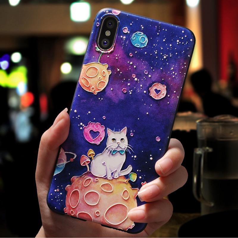3D Flower Emboss Case For Huawei P30 P20 P40 Lite Honor 20 Pro 9 Lite 8X 10i 10 7A 7C 7X P smart Z 2019 Nova 5T Y9S Y6S Art Case