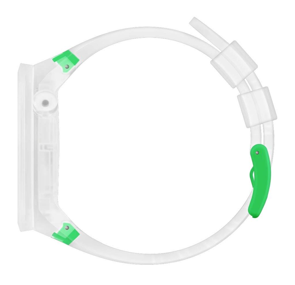 Swatch Big Bold GREENINJELLY SO27E104 Wristwatch, Official Japanese Product, Clear