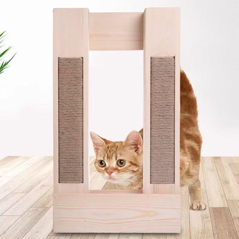 Solid Wood Pet Breeding Pedal Tools Anti-slip and Wear-resistant Cat Mating Tool and Cat Scratchers Pet Products Accessories