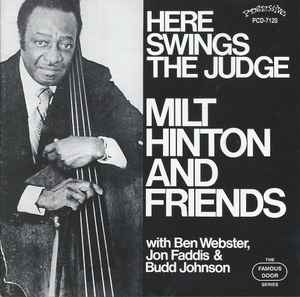 

CD MILT HINTON - Here Swings the Judge PCD7120 Progressive Rec 2001 Japan Jazz Used